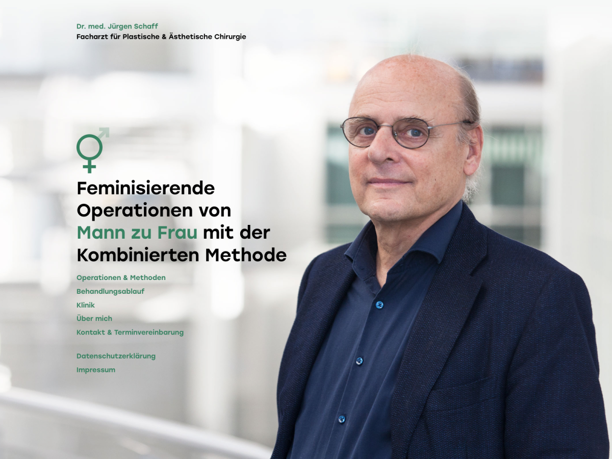 Screenshot der Website für Dr. med. Jürgen Schaff