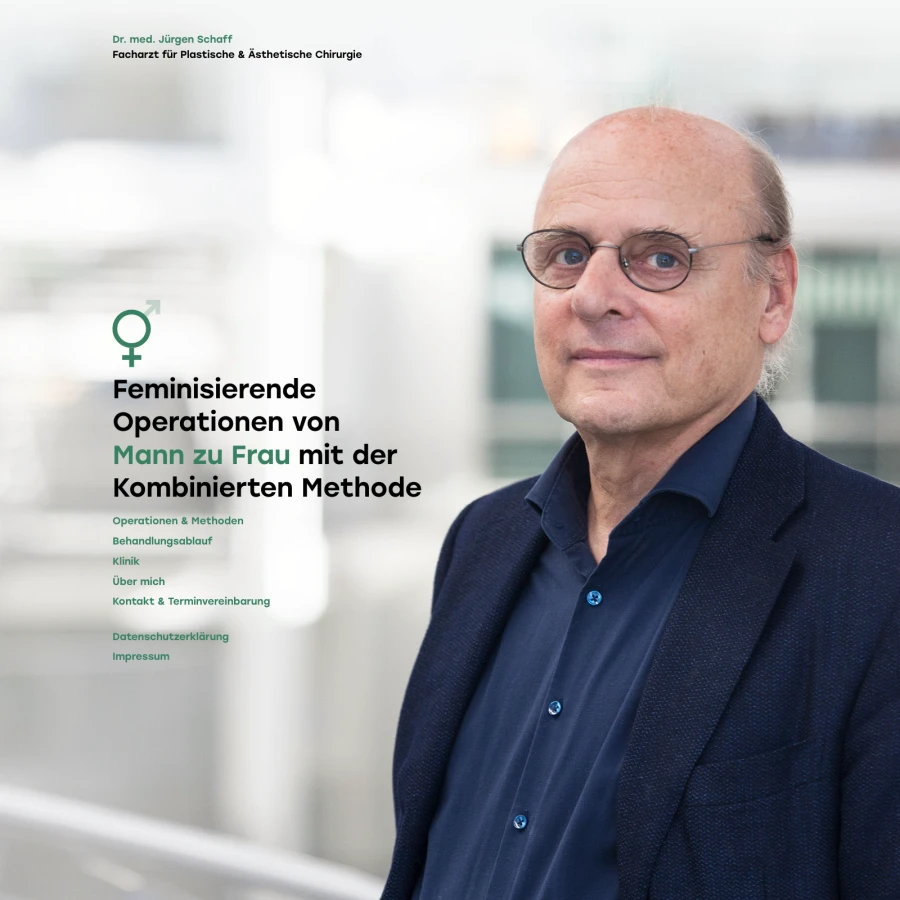 Screenshot der Website für Dr. med. Jürgen Schaff