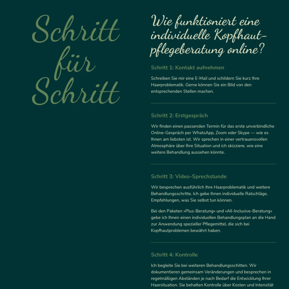 Screenshot der Website für Salon Capelli auf dem Tablet